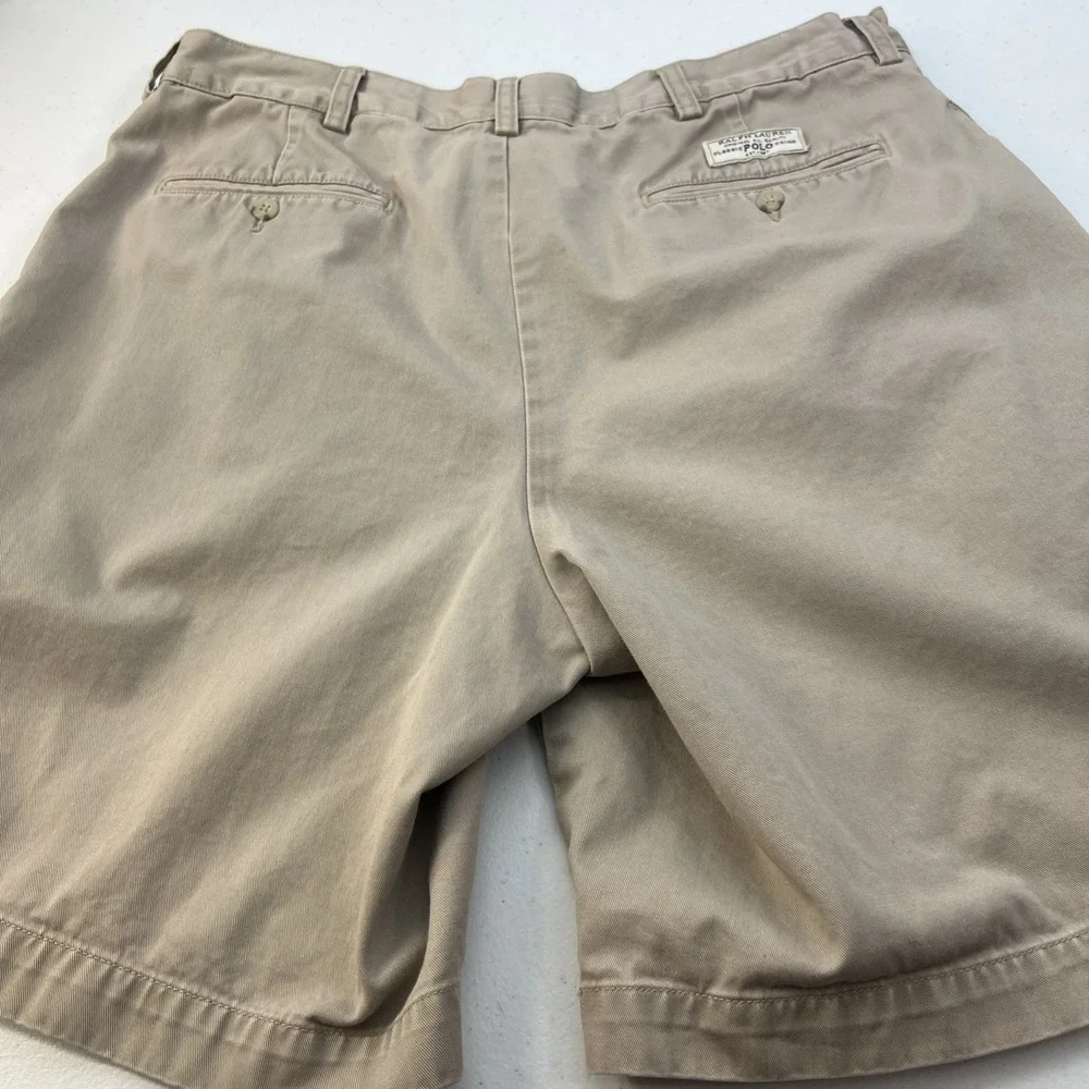 Polo Ralph Lauren 100% Cotton‎ Tyler Short Khaki Golf Preppy Size 36
